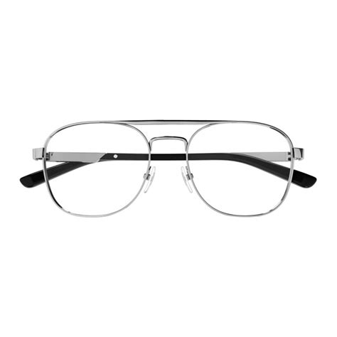 gucci gg1290o|Round metal optical frame in ruthenium metal .